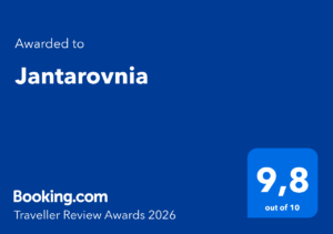 Booking.com Traveller Review Awards 2026 – Jantarovnia, ocena gości 9,8/10